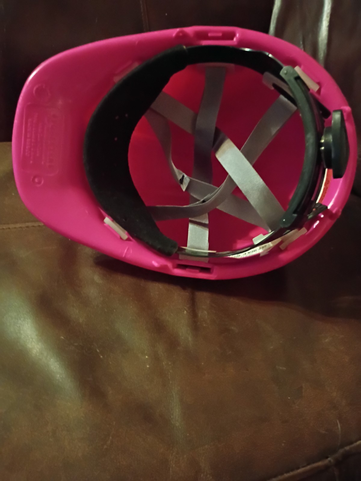 Hot Pink Full Brim Hardhat Preowned