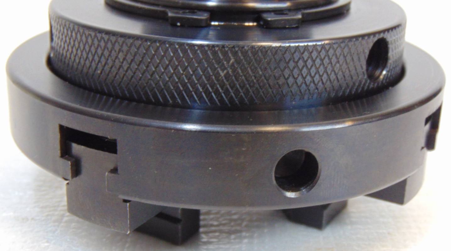 Four 4 Jaw Lathe Chuck Heavy Duty 4” Easy Twist Adjustable Black Sleeve New