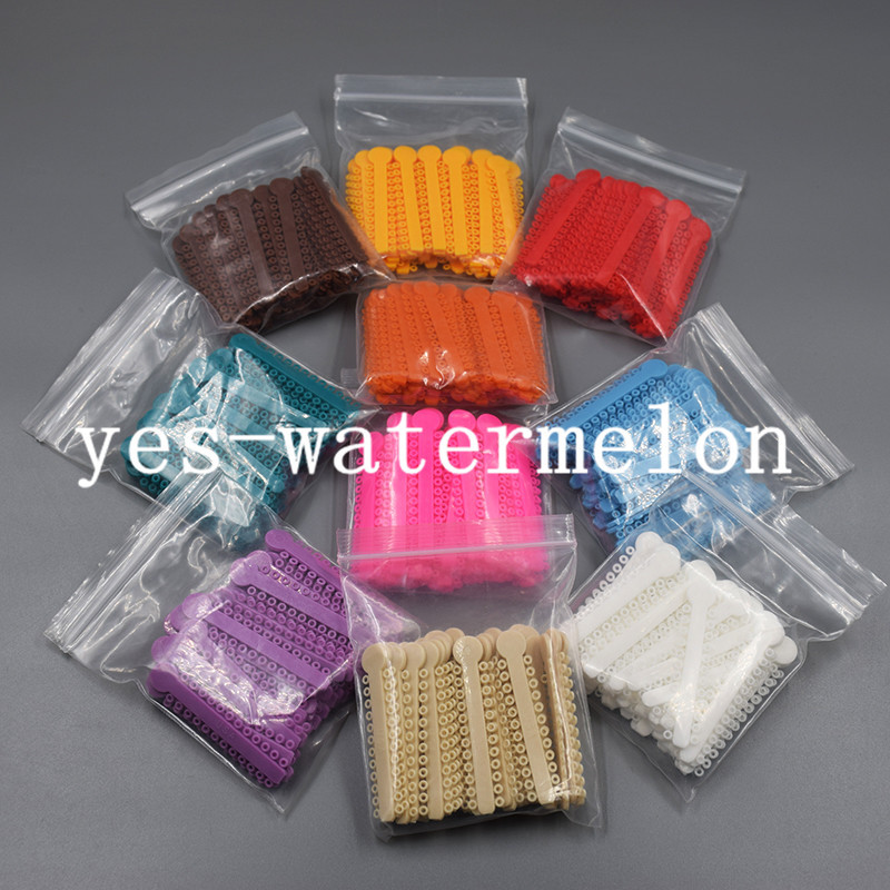 1040/ Dental Ortho Elastomeric Ligature Tie Elastics Rubber Bands Brace O-Ring