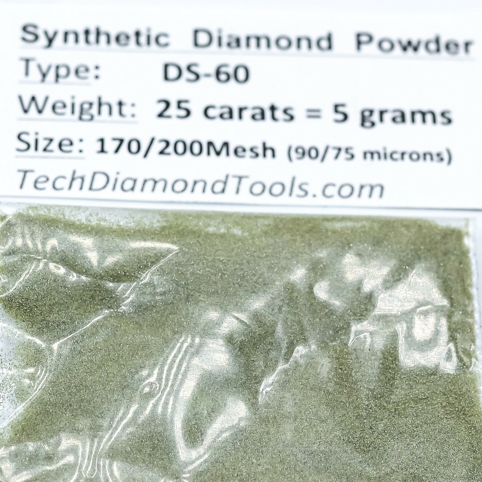 TechDiamondTools Diamond Powder 170 Grit 90-75 Microns, 25 cts = 5 Grams