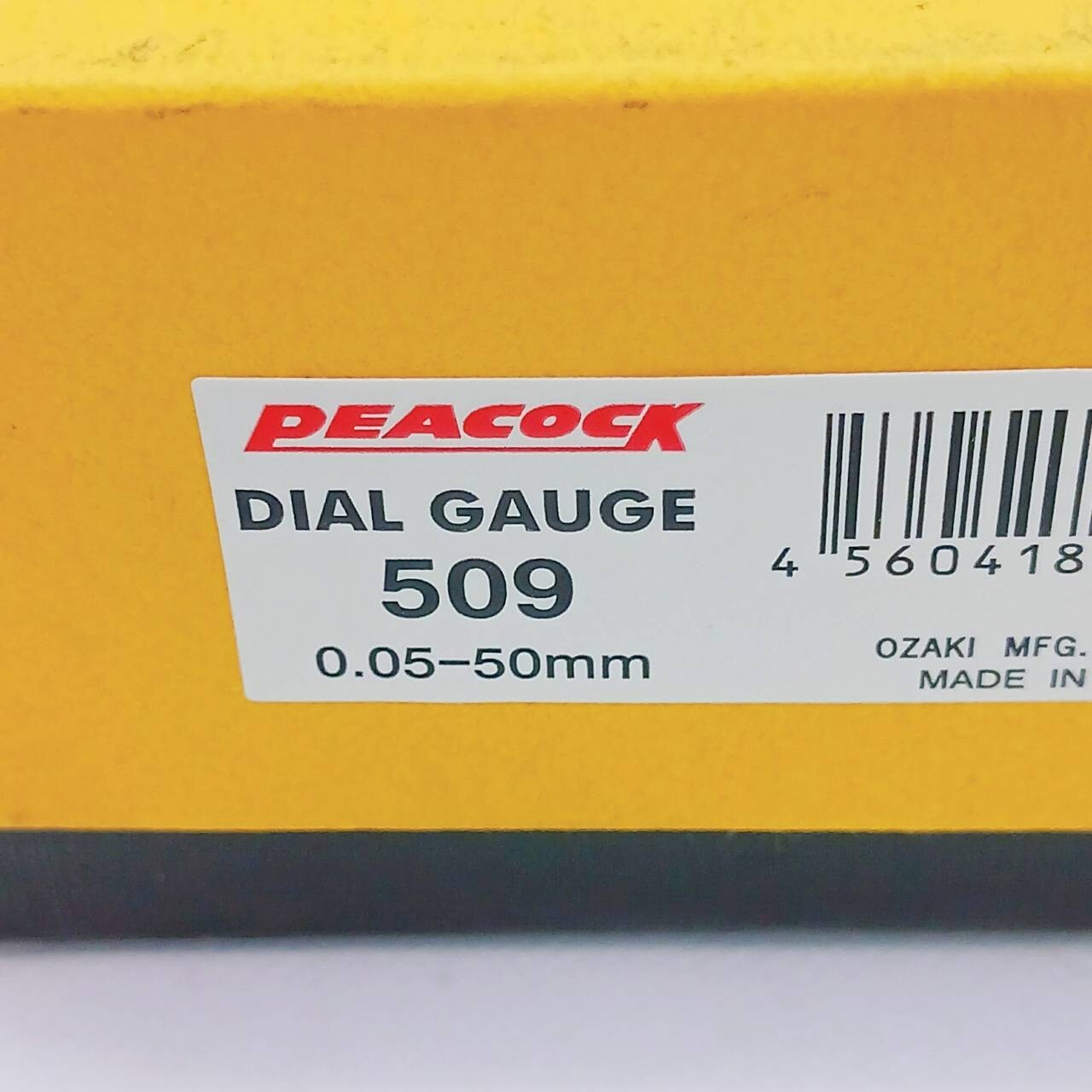 PEACOCK Dial Gauge No.509 0-50mm 0.05mm Gage Tested Working From Japan /AM0713