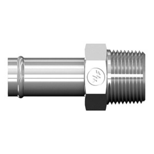 1/2″ Beaded Hose Barb x 1/2″ Male Pipe NPT Steel Adapter 4404-08-08