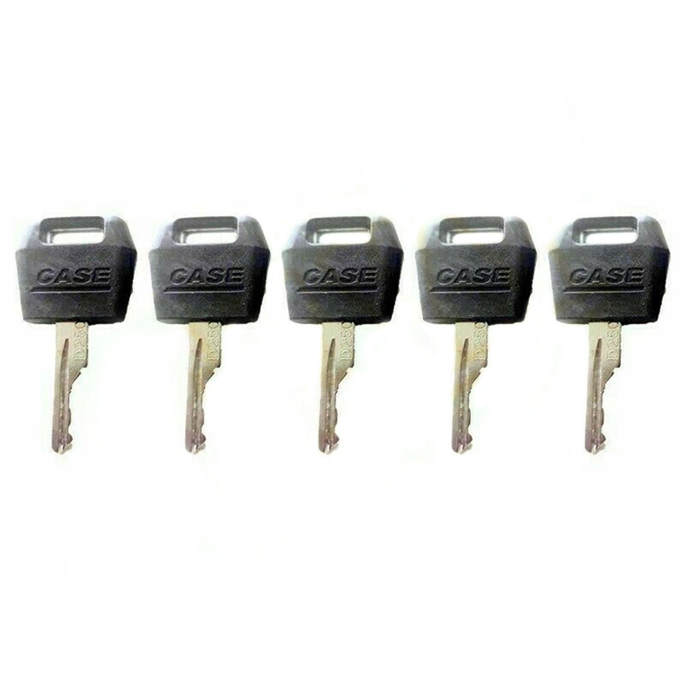 set of 5 Ignition key for Case Tractor BACKHOE LOADER Dozer Skid Steer Combine
