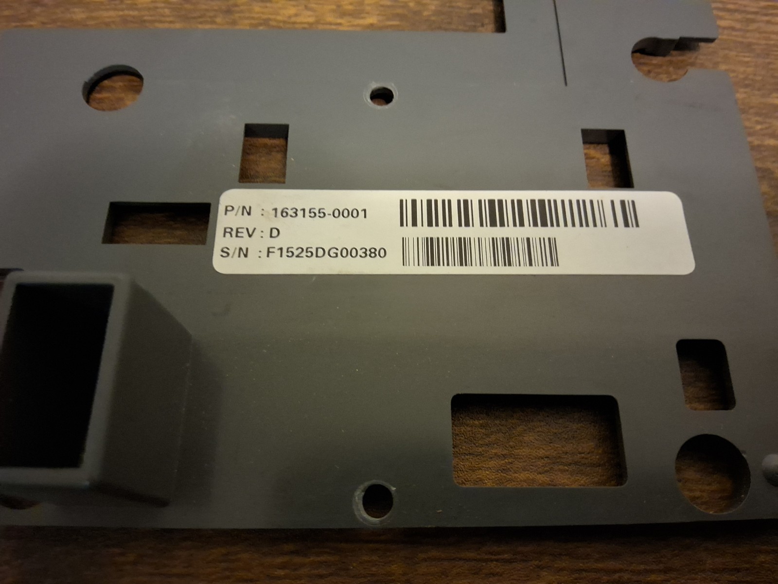 Honeywell Thor VM1 163155-0001 REV: D Panel Front Gray Plastic Made In Malaysia