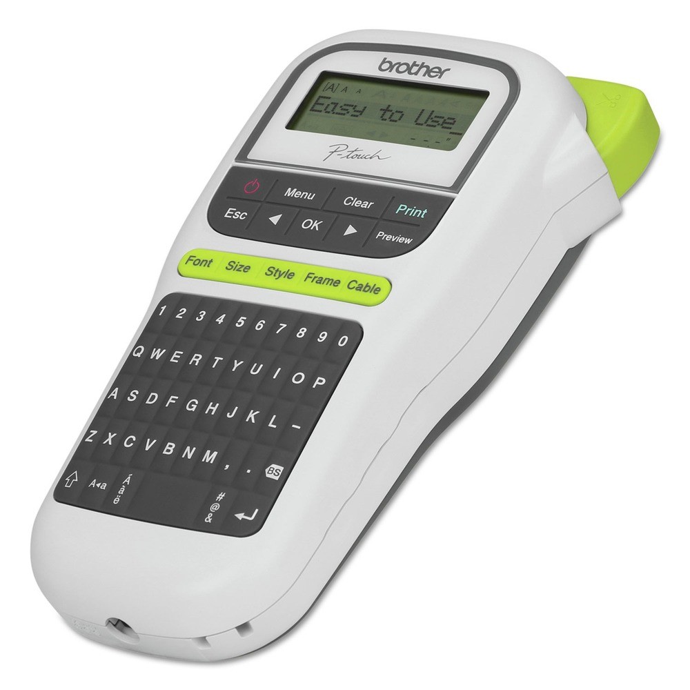 Brother P-Touch PTH110 4.5″ x 6.13″ x 2.5″ 2 Lines Easy Portable Label Maker New