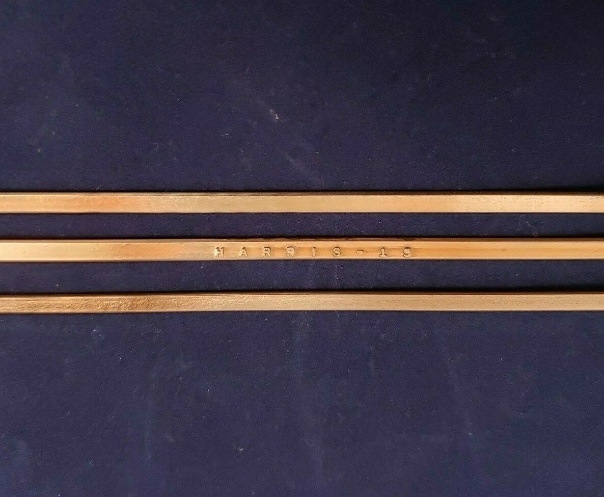 15% Silver PhosCopper Brazing Rod Flat | BCuP-5 | 1/8″ x 0.05″ x 20″