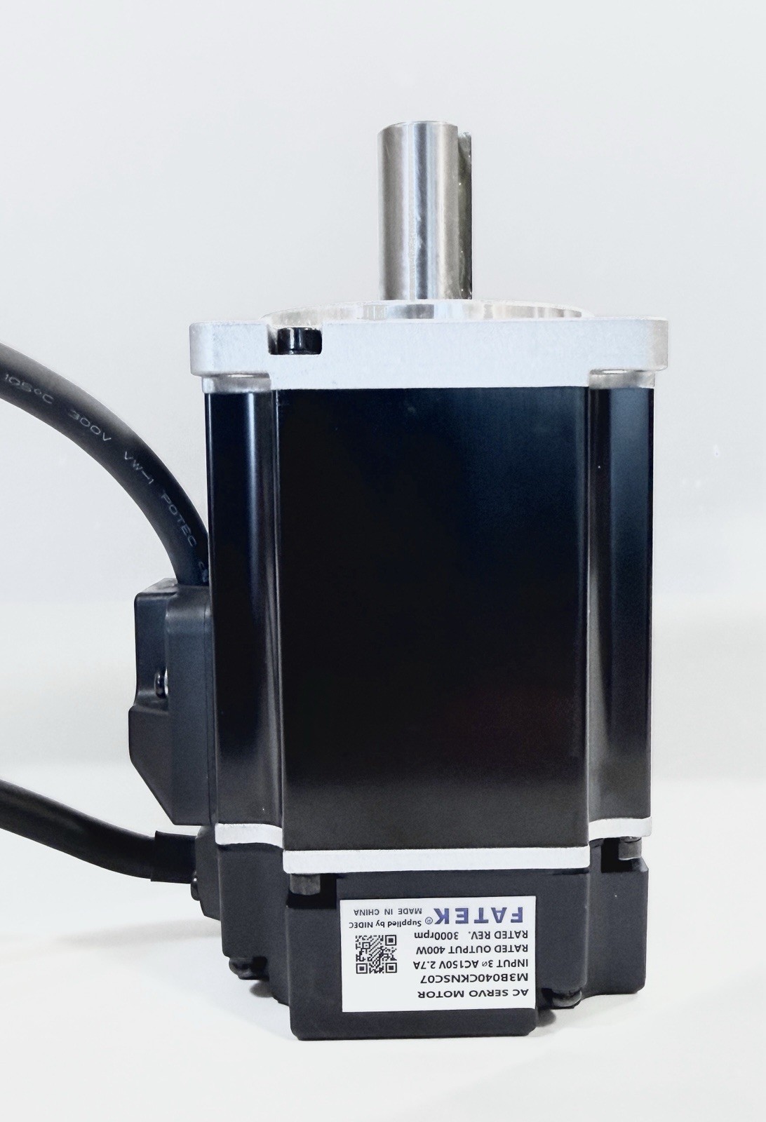 FATEK M3B040CKNSC07 AC Servo Motor 400W 3000RPM NIDEC IP65 CNC