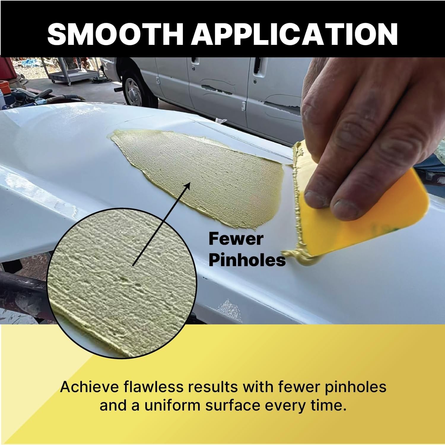 Ultra Gold Lightweight Body Filler – Premium Auto Dent & Scratch Repair Putty