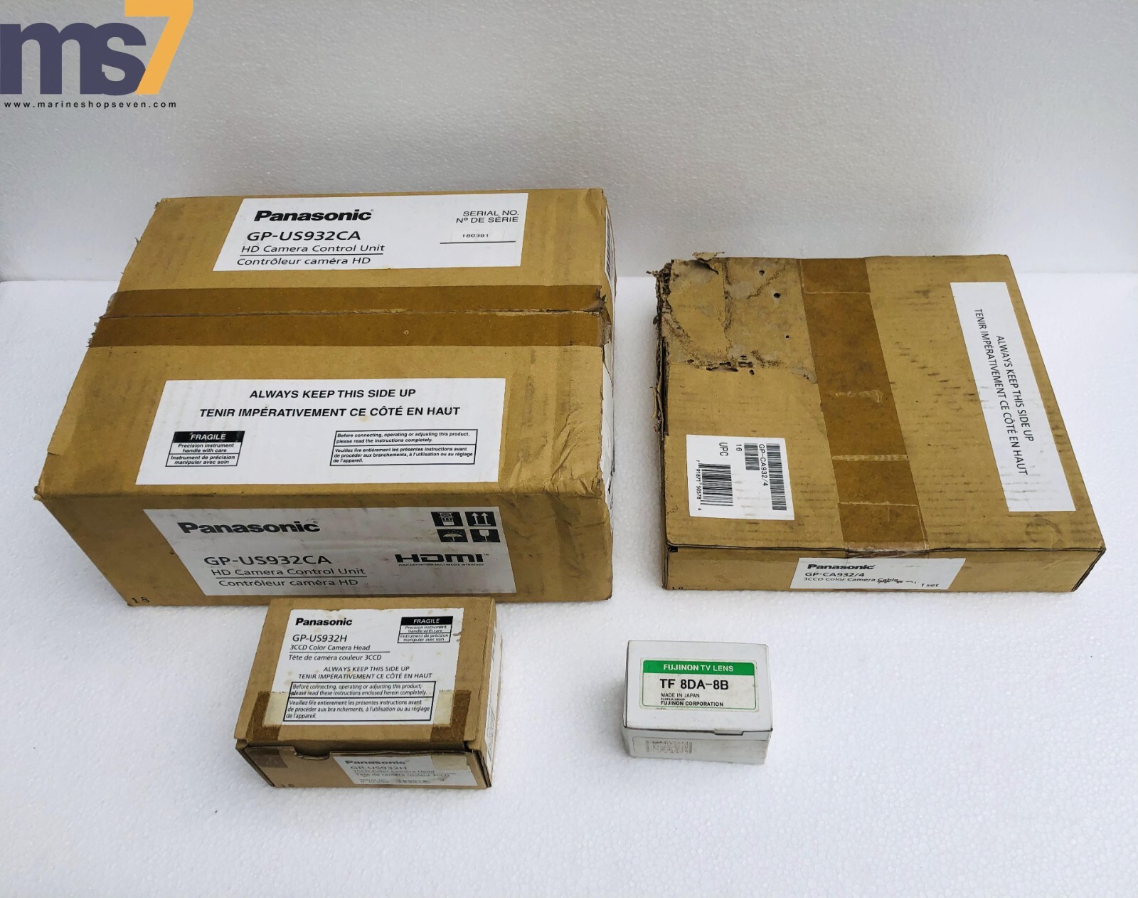 PANASONIC GP-US932CA CAMERA CONTOL UNIT SET W/ GP-US932H COLOR CAMERA HEAD #NEW