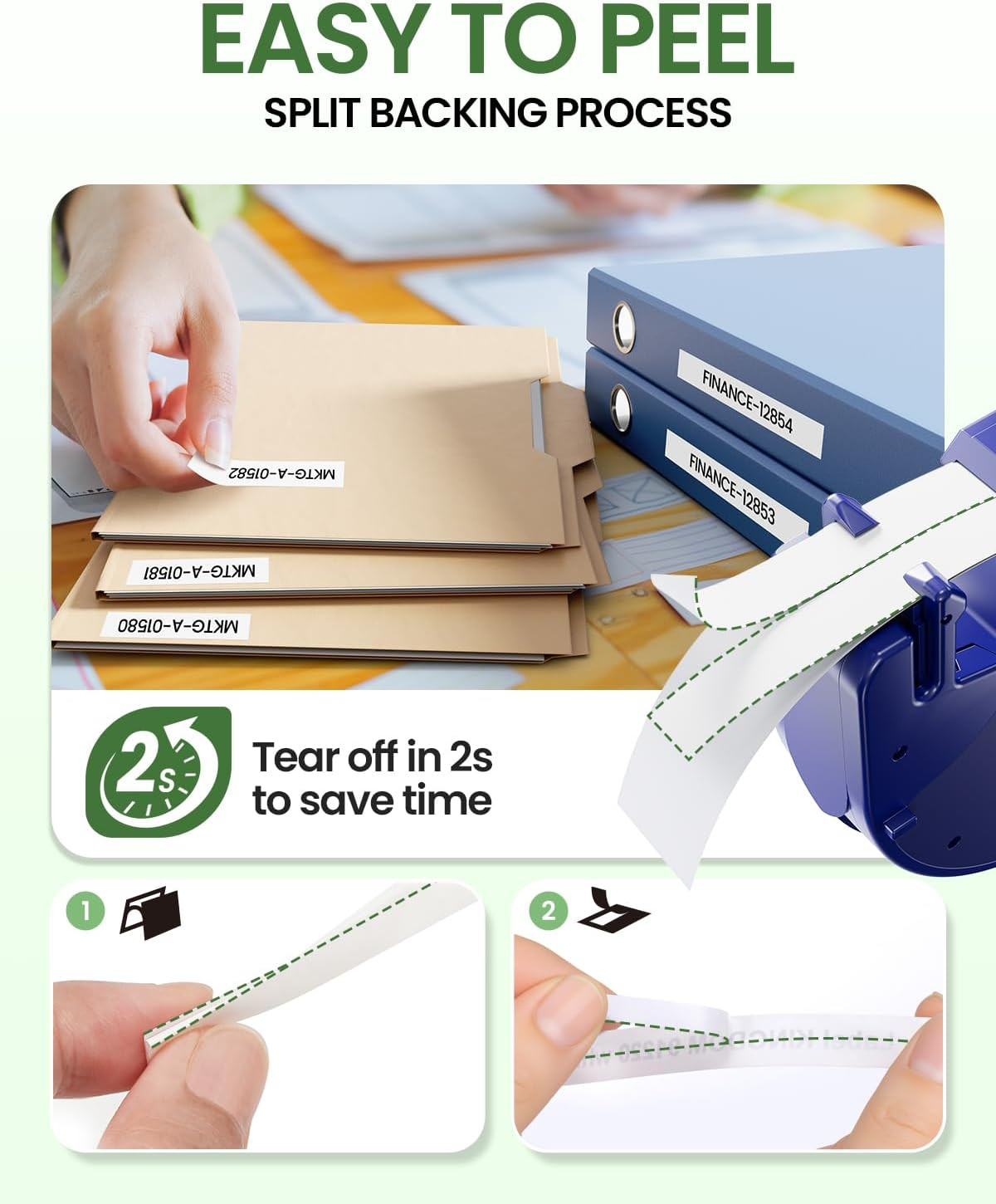 Compatible Dymo LetraTag Refill 91330 White Paper Label Tape 12mm 1/2 LT-100H