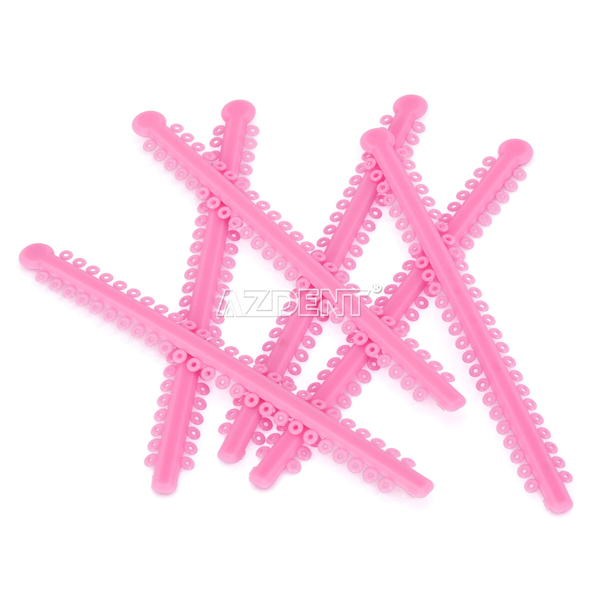 AZDENT Dental Orthodontic Elastic Ligature Ties Bands for Brackets 23 Colors