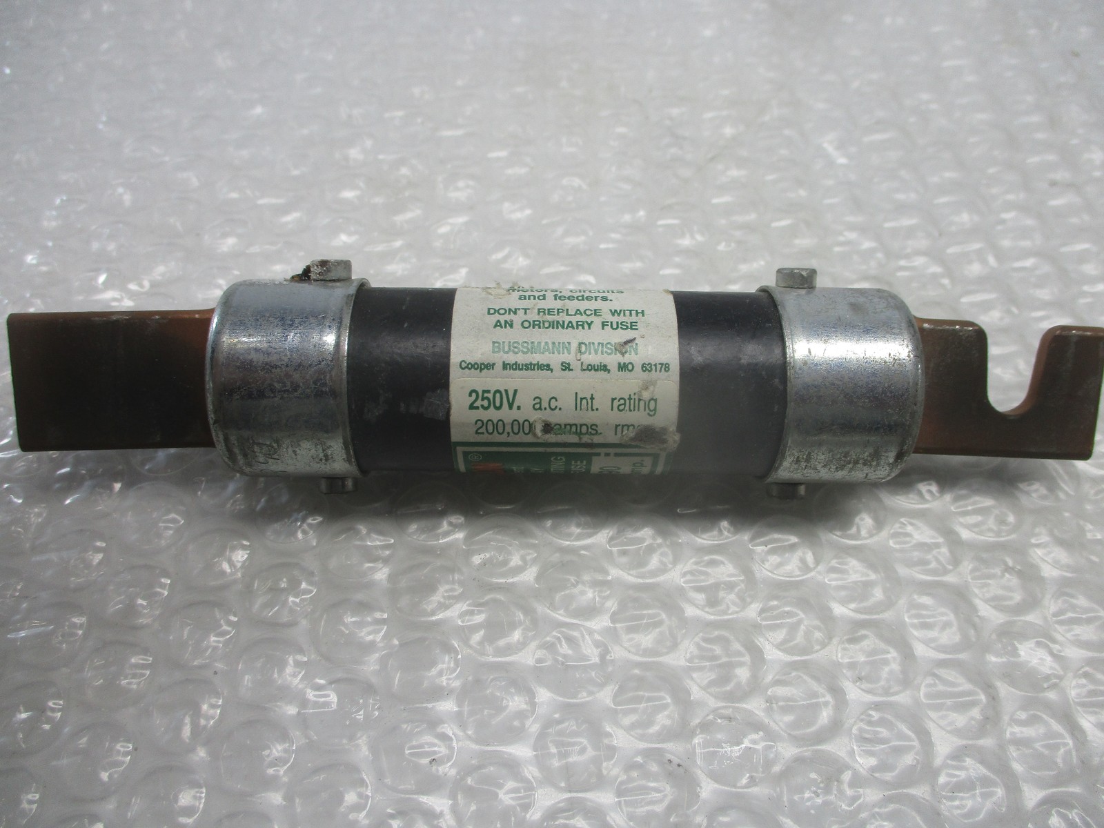 FUSETRON FRN-R-90 FUSE GREEN NSNP