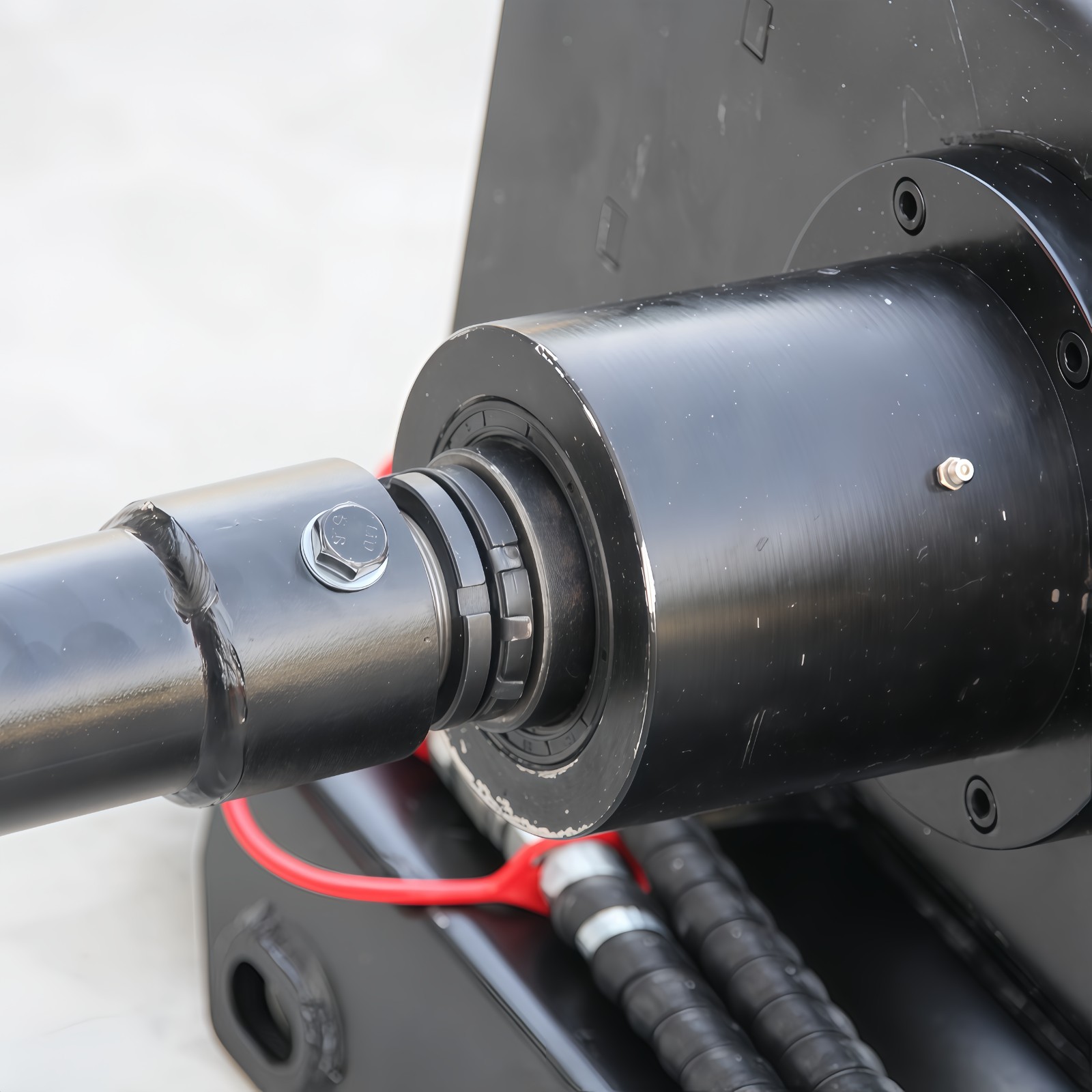 Hydraulic Auger For Mini Skid Steer Loader Attachment Post Hole Drill Free Ship