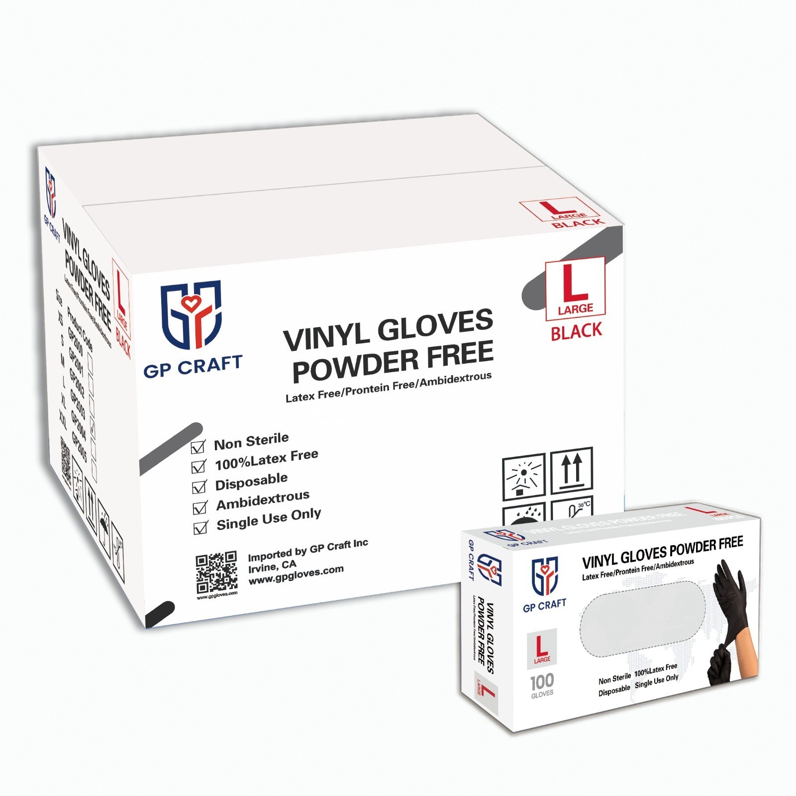1000 Pcs Clear Vinyl Disposable Gloves Powder Free Food Service Cooking Bulk