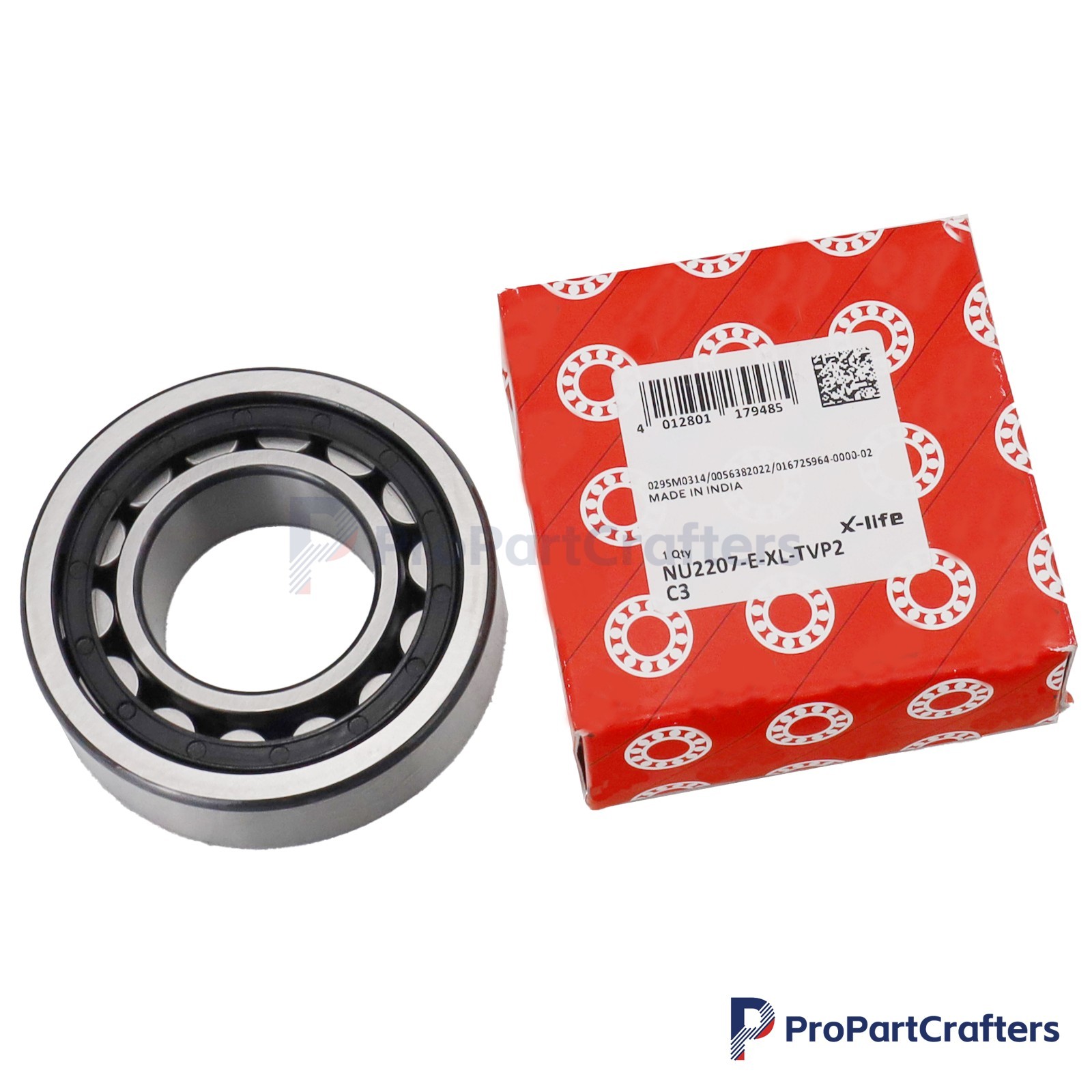 Fits For FAG NU2207 E XL TVP2 C3 Cylindrical Roller Bearing 35x72x23mm
