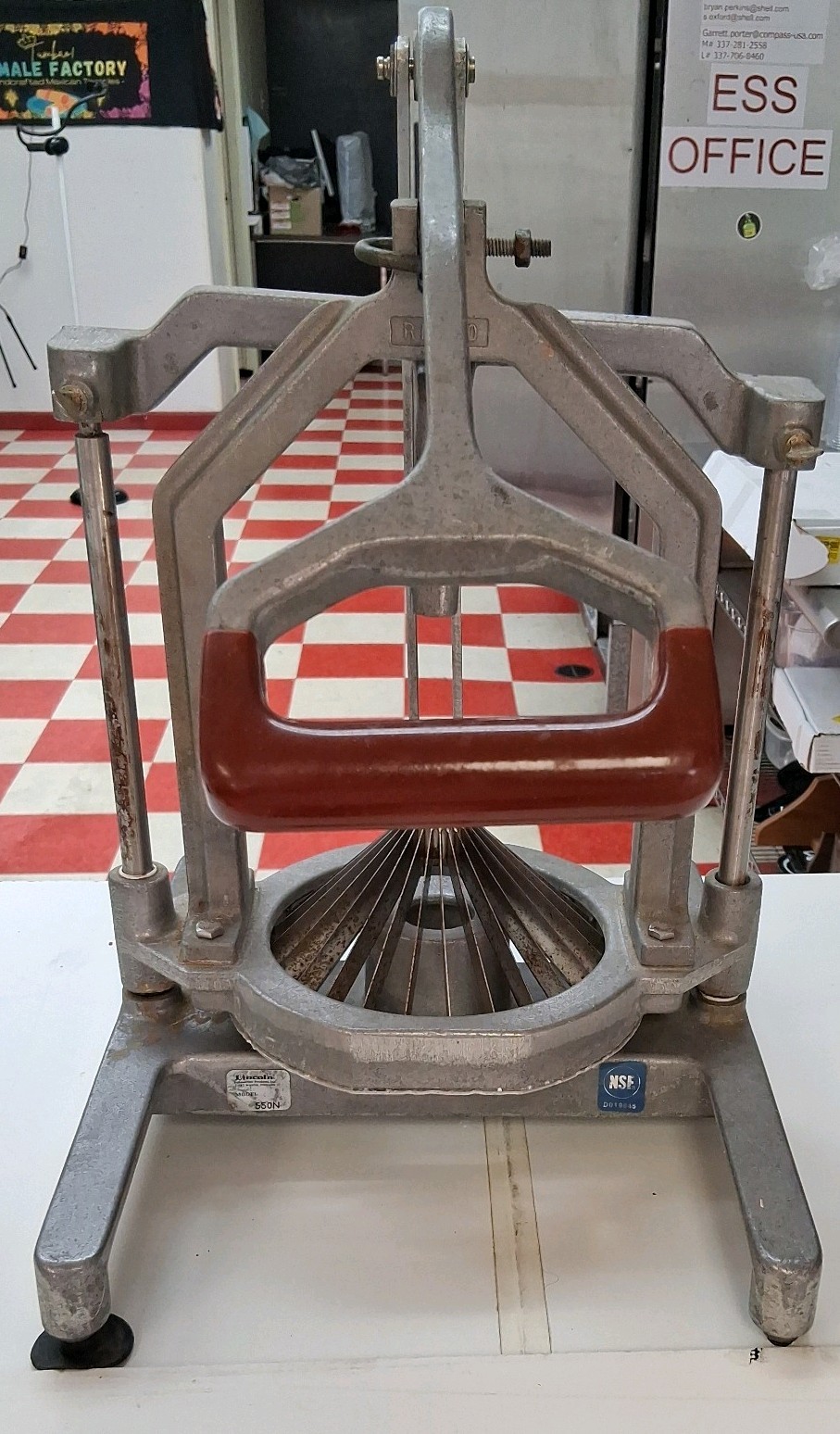 REDCO LINCOLN INSTA BLOOM ONION BLOOMIN ONION CUTTER RESTAURANT COMMERCIAL READ