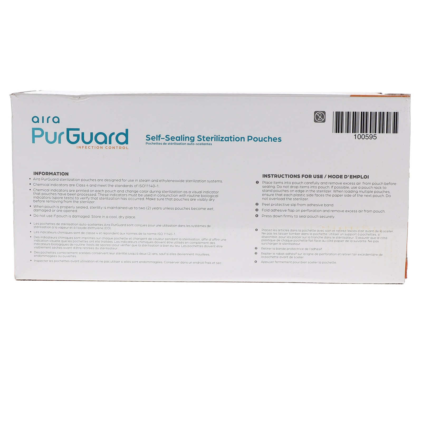 House Brand Dentistry 100595 Sterilization Pouches 5.25″X10″ Paper/Film 500/Pk