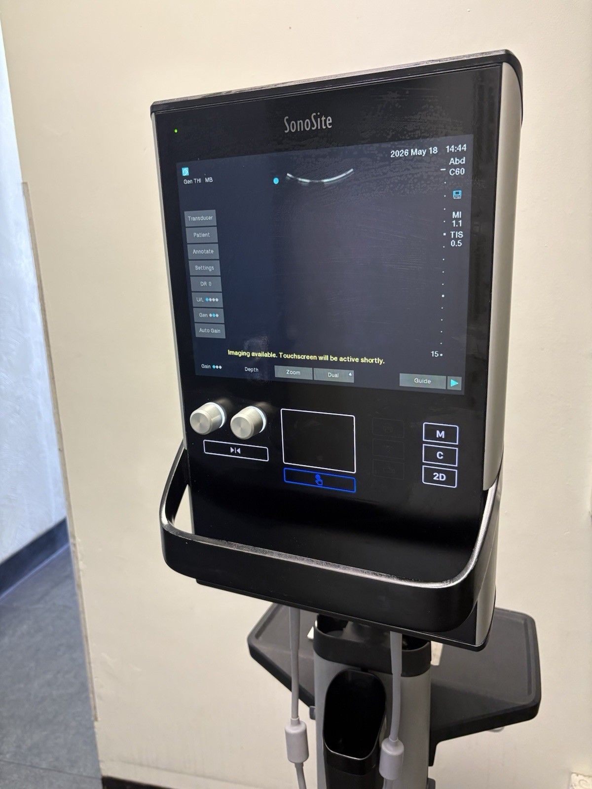 Sonosite SII Total Ultrasound System Ref P20883-12 With Three Probes (PLS READ)