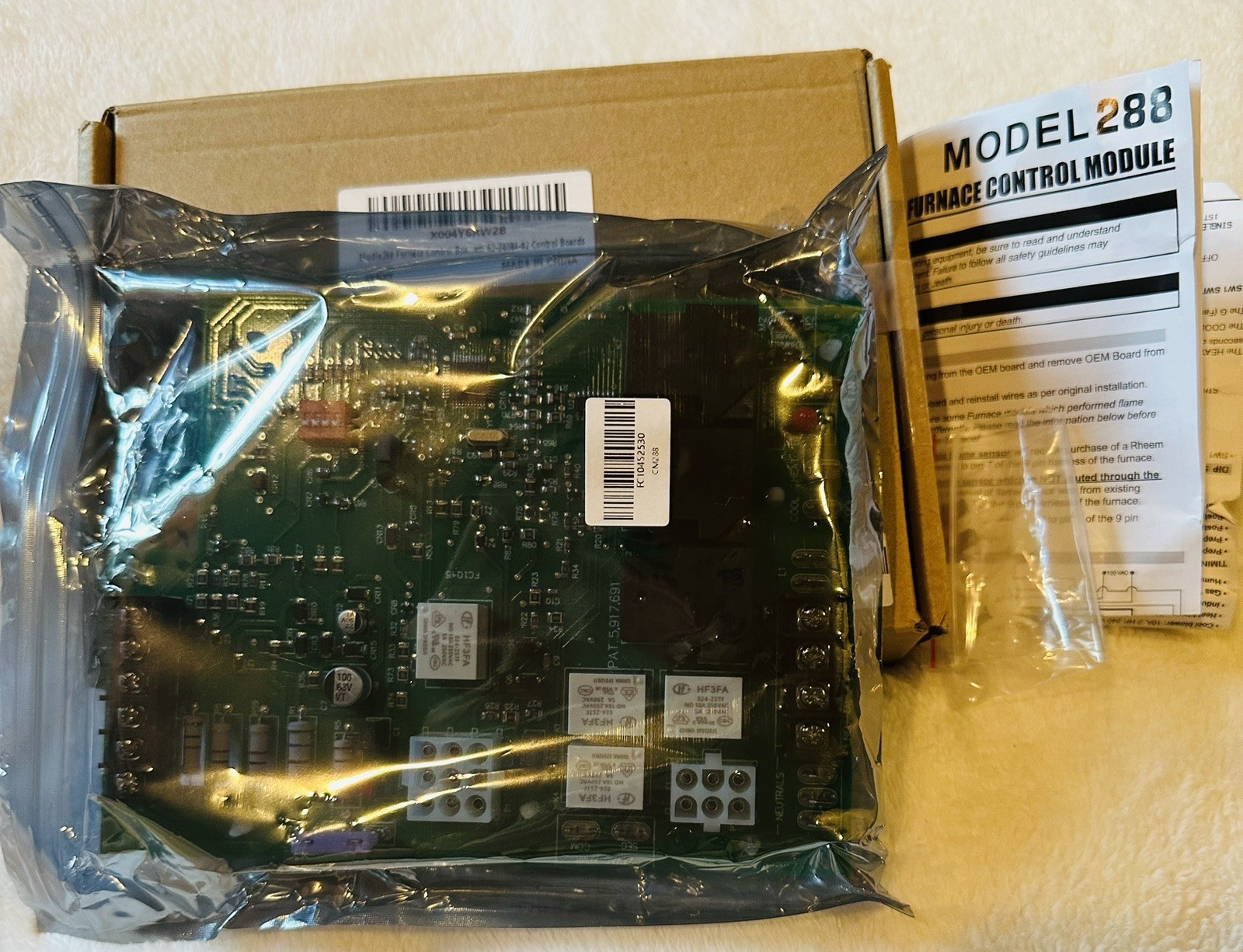 FOR ICM288 ICM Furnace Control Board Module for Rheem: 62-24084-82