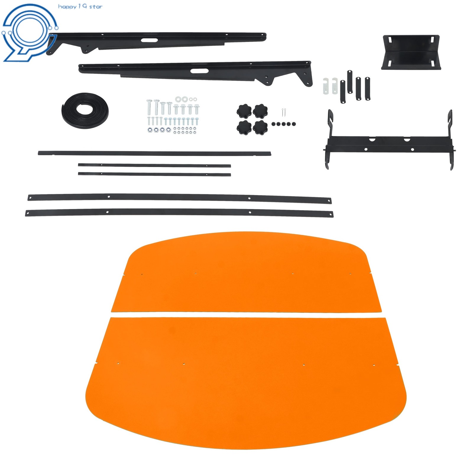 Orange Universal Tuff Top Tractor Canopy 52″ X 52″ For ROPS 2″ x 2″ or 2″ x 3″