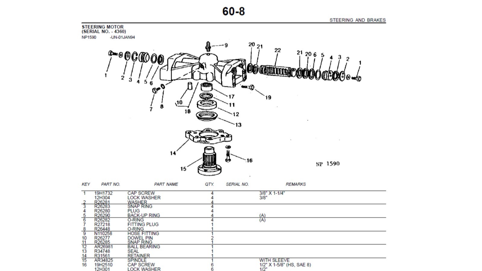 John Deere 6000 Hi Cycle Sprayer PC1516 Spare Parts List Manual PDF on USB