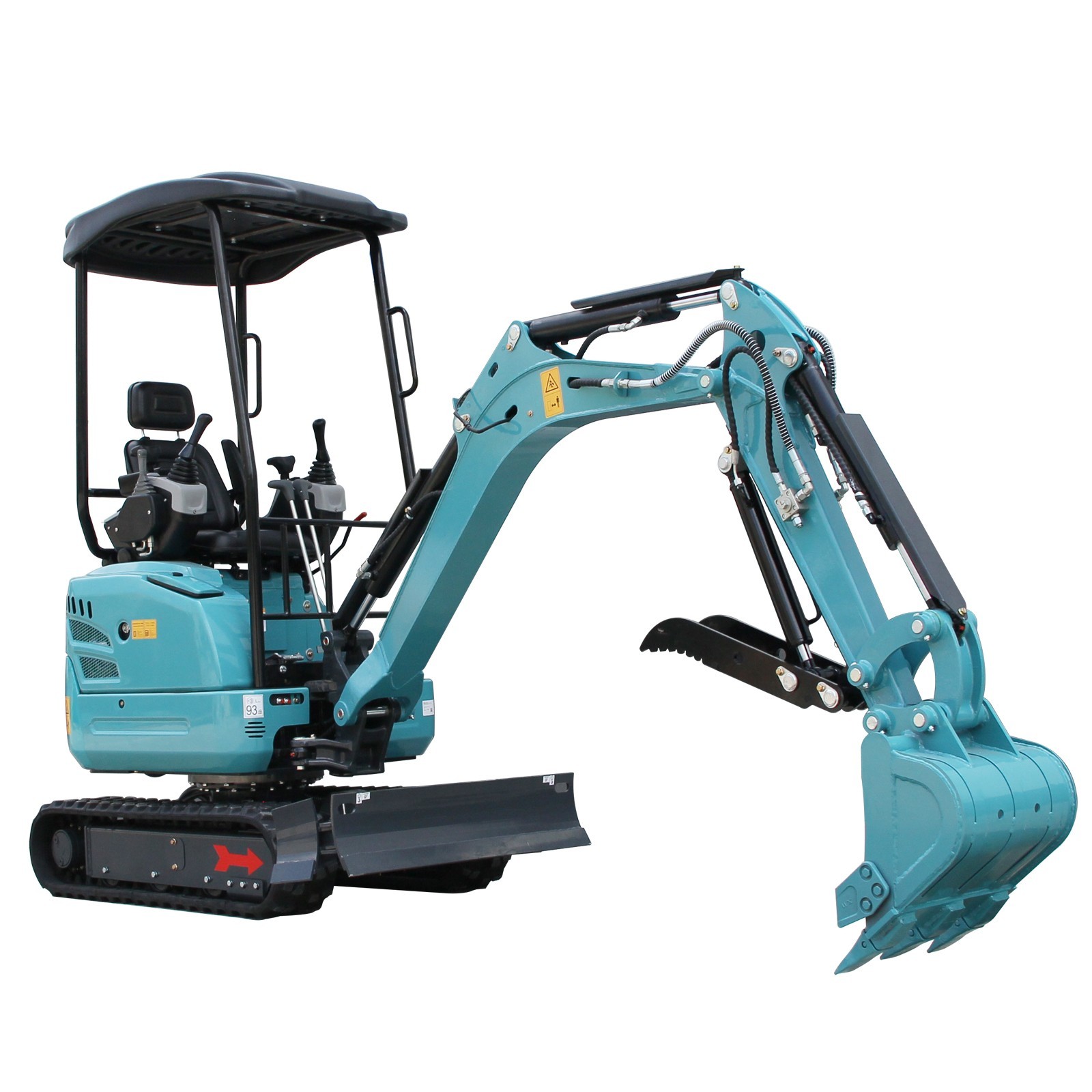 FREE SHIP 2.5Ton Mini Excavator KUBOTA D902 Diesel Side Swing Expand Track Pilot