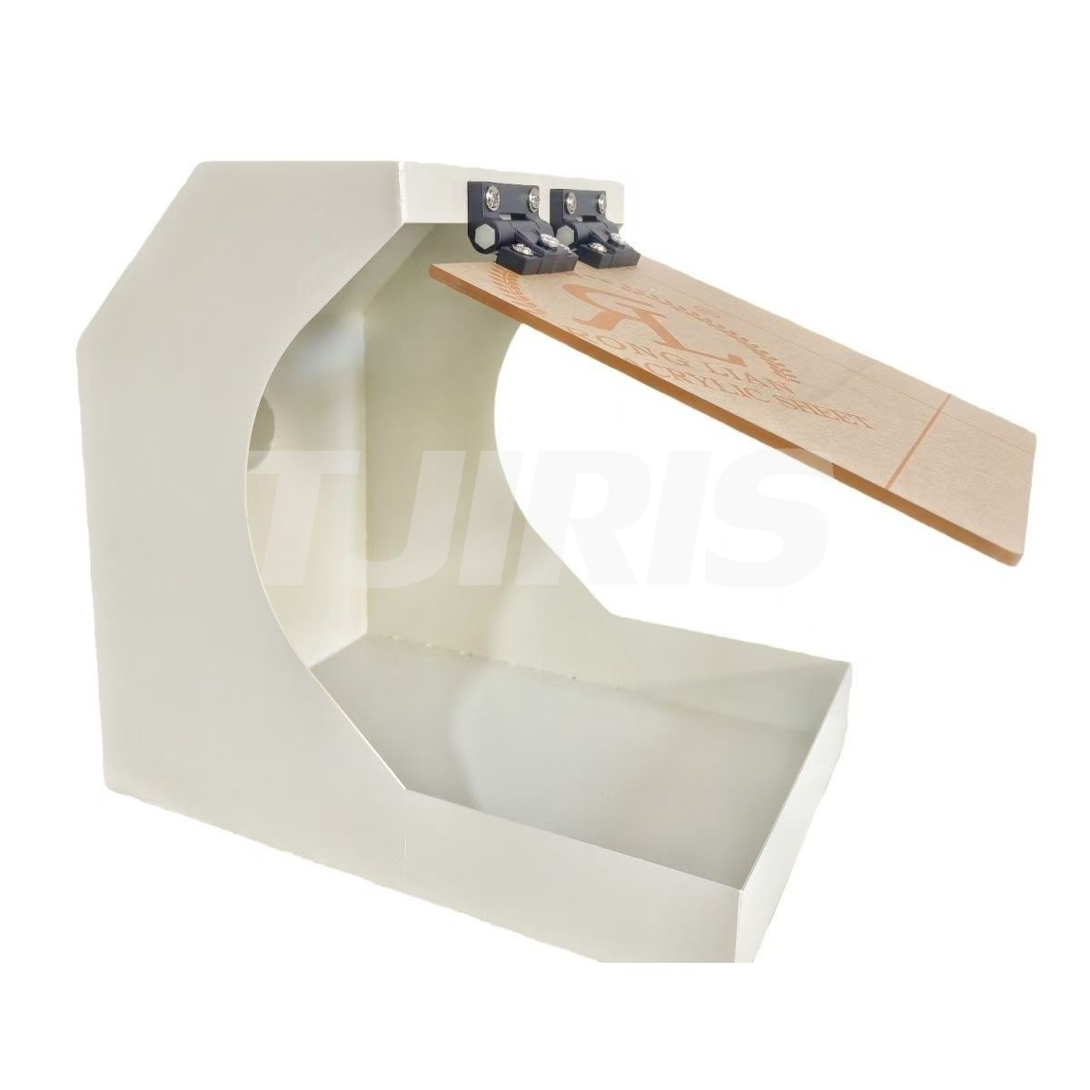 Dental Lab Polishing Lathe Metal Cover Suction Hood with Transparent Dust Cover