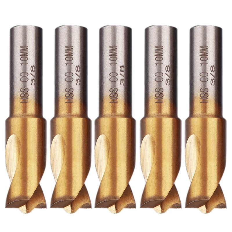 5pcs Spot Weld Drill Bits Set HSS Titanium Coated CO Cobalt Spot Weld Cutter 10m