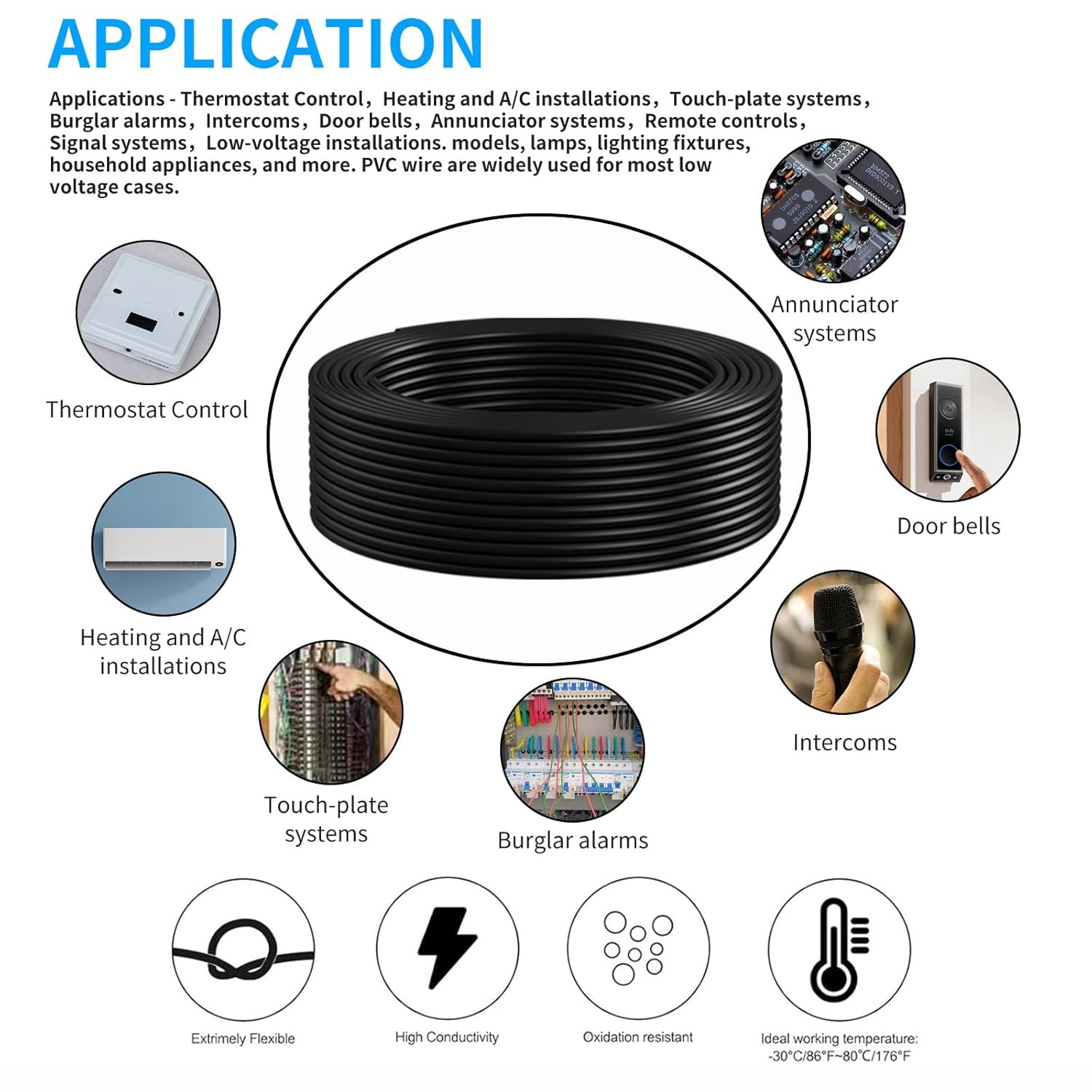20 Gauge 10 Conductor Electrical Wire 25FT Tinned UL 2464 20 AWG 10 Wire Cable