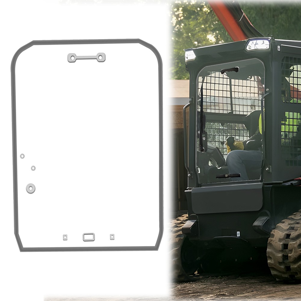 Track Loader Door Glass For Kubota Skidsteer SVL65 SVL75 SVL90 SVL95 SVL97