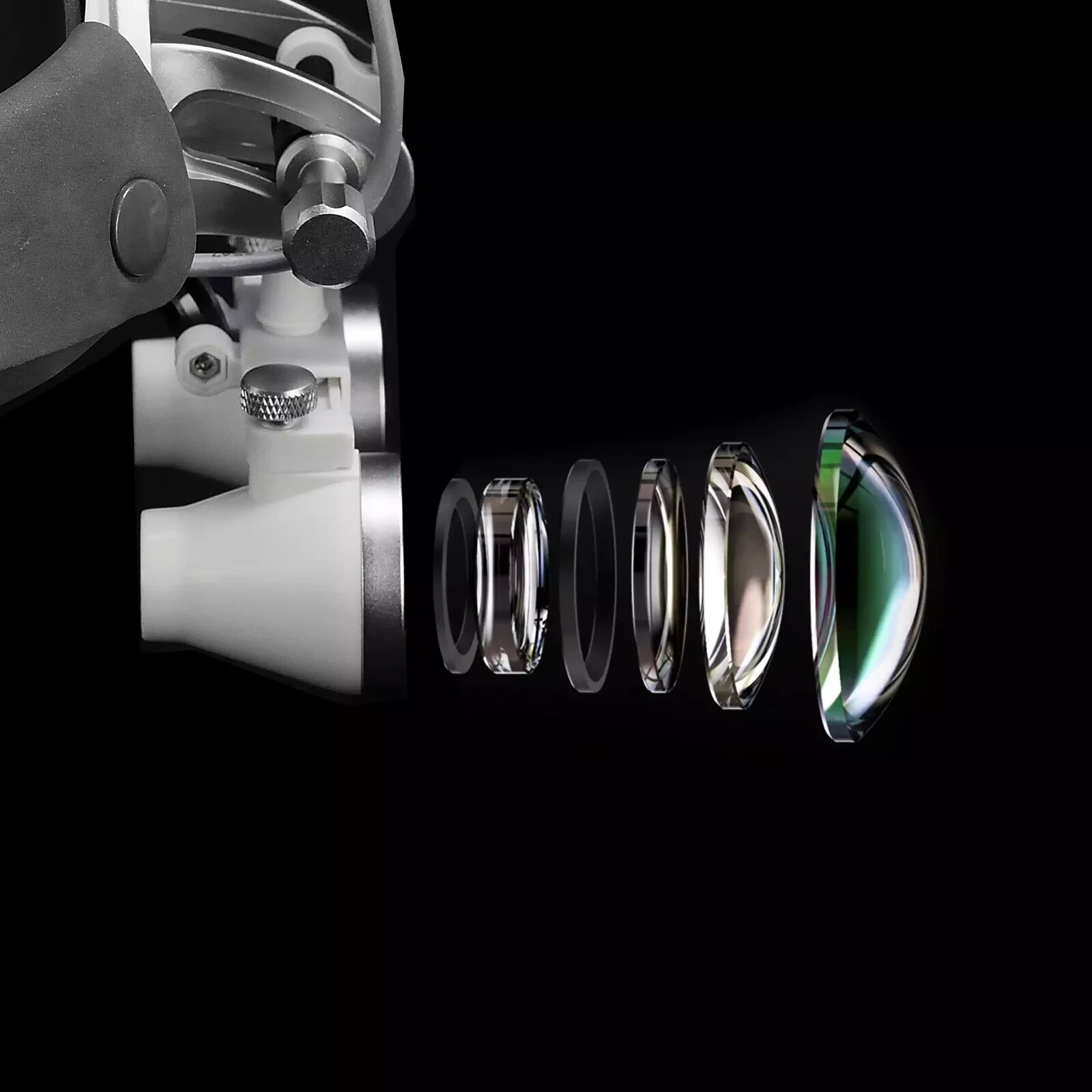 Surgical Head light with Magnifying Loupes for Dental and Ent with Led Headlight