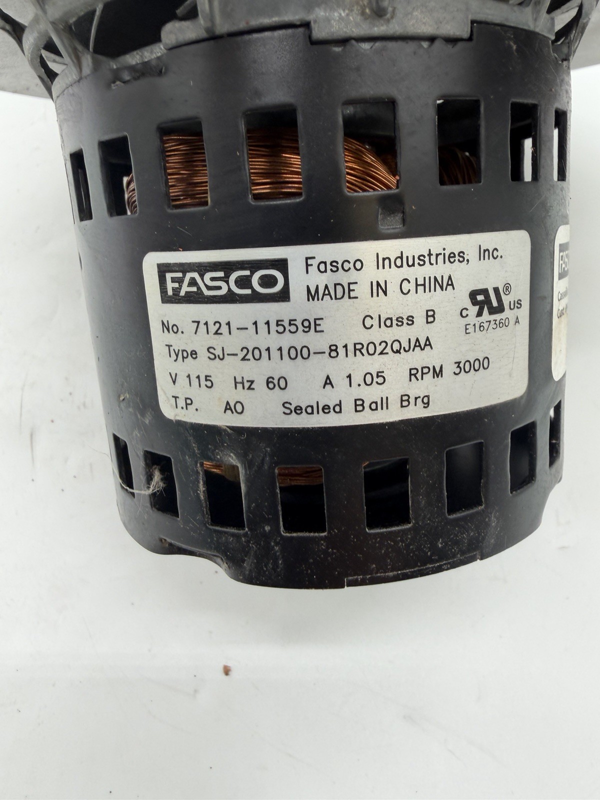 Rheem Ruud 70-101087-01 Fasco 7021-11559 Furnace Draft Inducer used, tested