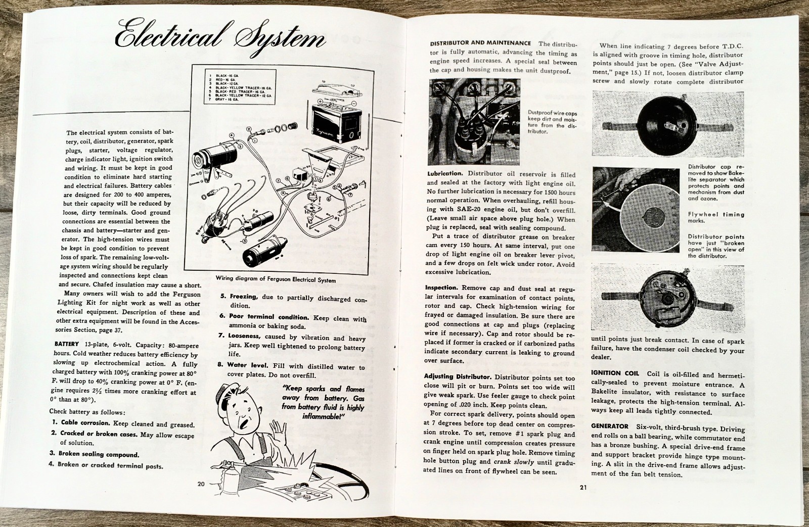 Ferguson To-20 Tractor Owners Operators Manual Maintenance Operation Ford Harry