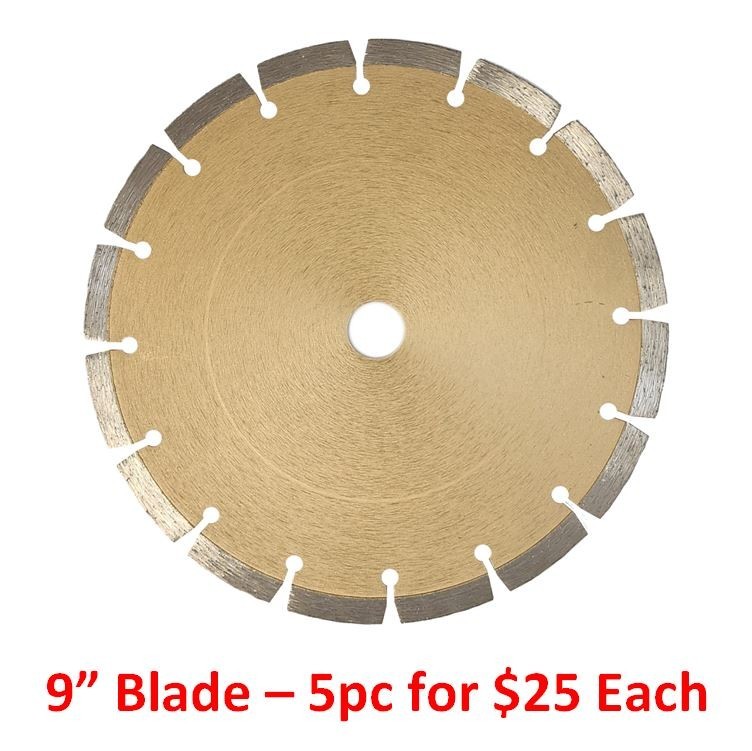 9″ Diamond Saw Blade [Bulk 5 Pack] for Concrete / Masonry / Stone – DRAGON