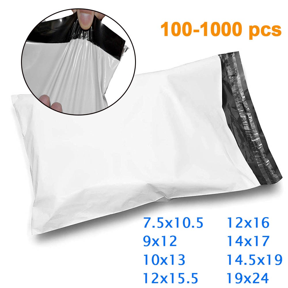 Poly Mailers Shipping Bags Envelopes Packaging Bag 7.5×10.5 10×13 14.5×19 19×24
