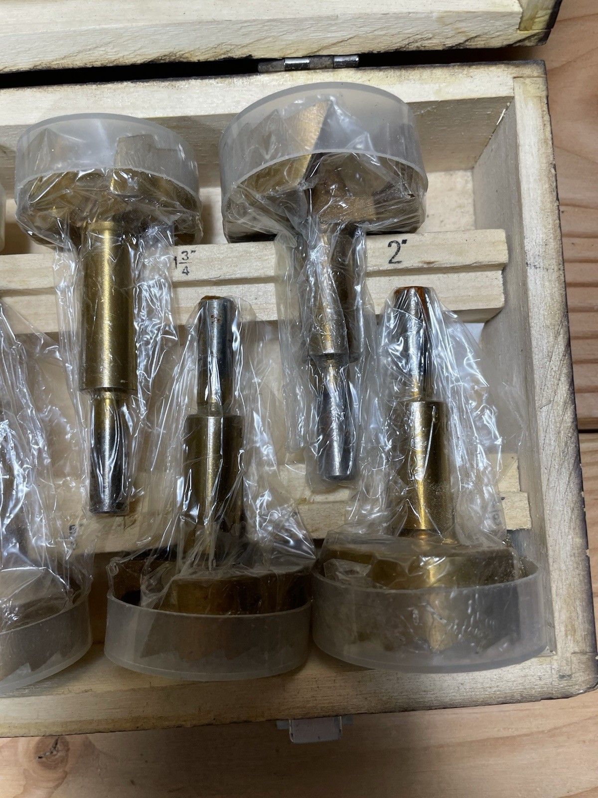 Cummins Industrial 16Pc Titanium Coated Forstner Bit Set No. 6831 Vintage