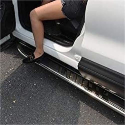 2Pcs Aluminum Running Boards Side Steps with Brackets for Jeep Compass 2017-2025