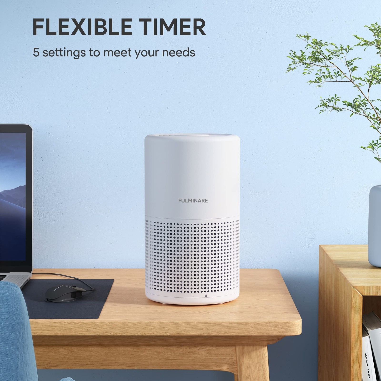 Air Purifiers for Bedroom, FULMINARE H13 True HEPA Filter | Remove Pet Hair, …