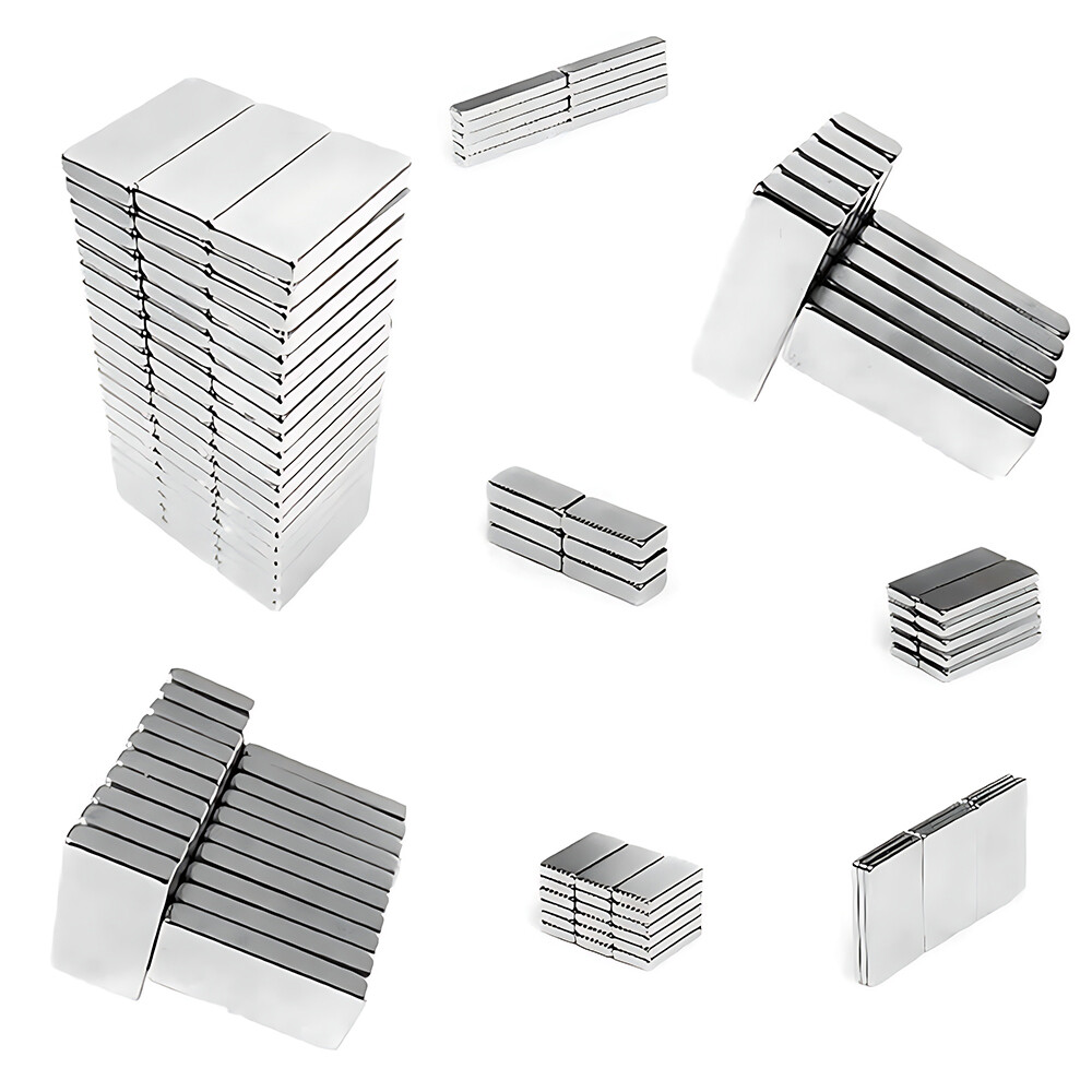 Square Super Strong Magnets Length 5-100mm N35 Rare Earth NdFeB Magnet Multiple