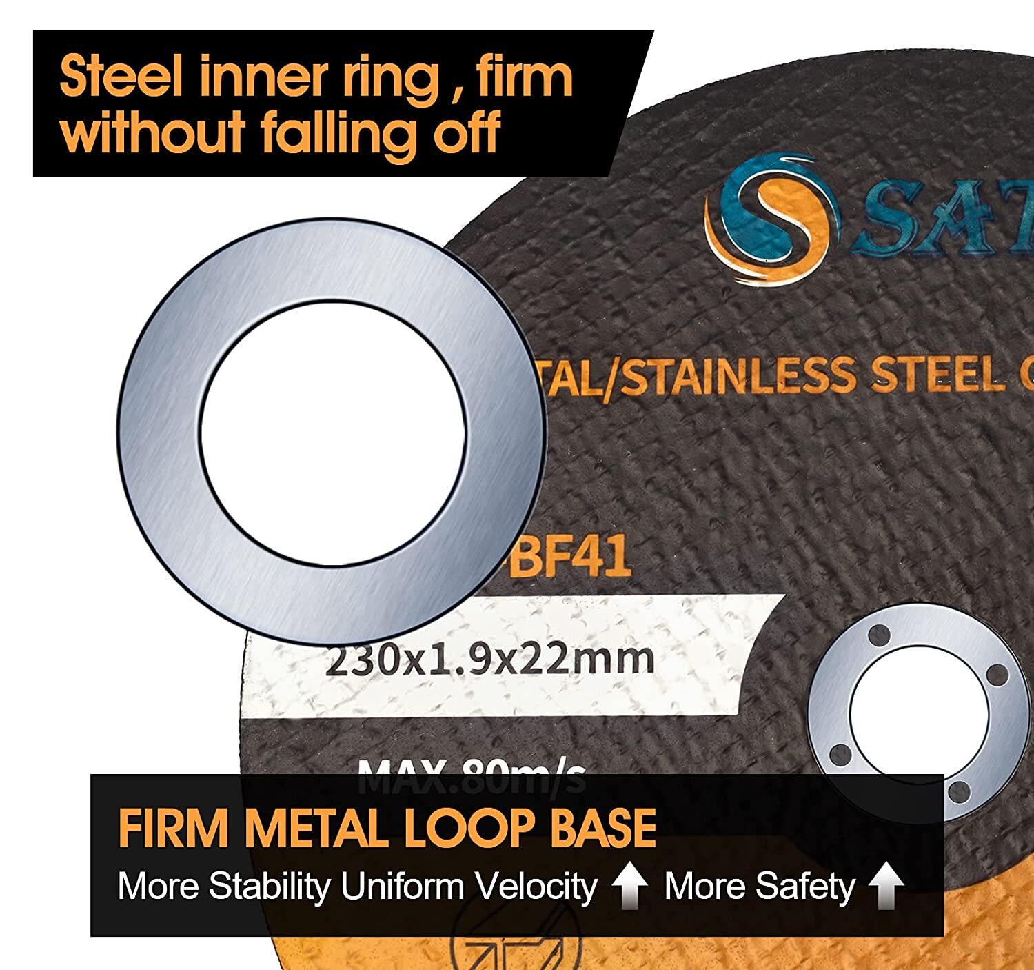 25PCS 9 inch Cut Off Wheel 9x.075×7/8″ Metal Angle Grinder Cutting Disc Wheels
