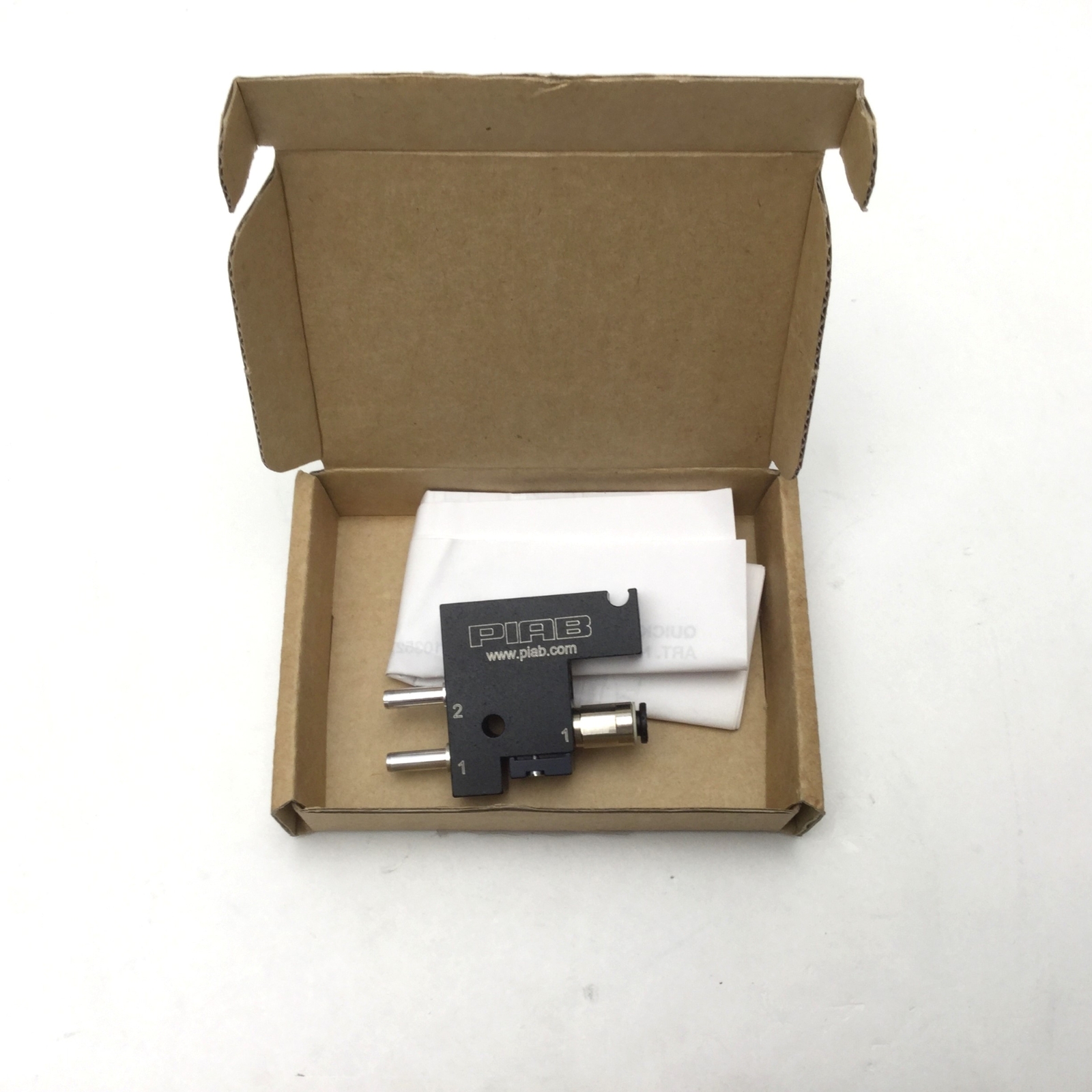 PIAB 01.10.350 Quick Release For P2010 Vacuum Pump, 0.05in³ Volume 101.5 PSI Max