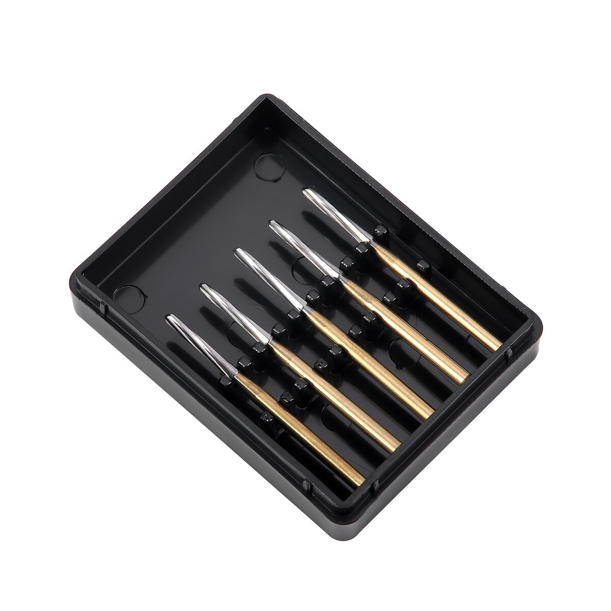 5PCS Dental Endodontic ENDO-Z Tungsten Carbide Burs FG Round Bur High Speed 21mm