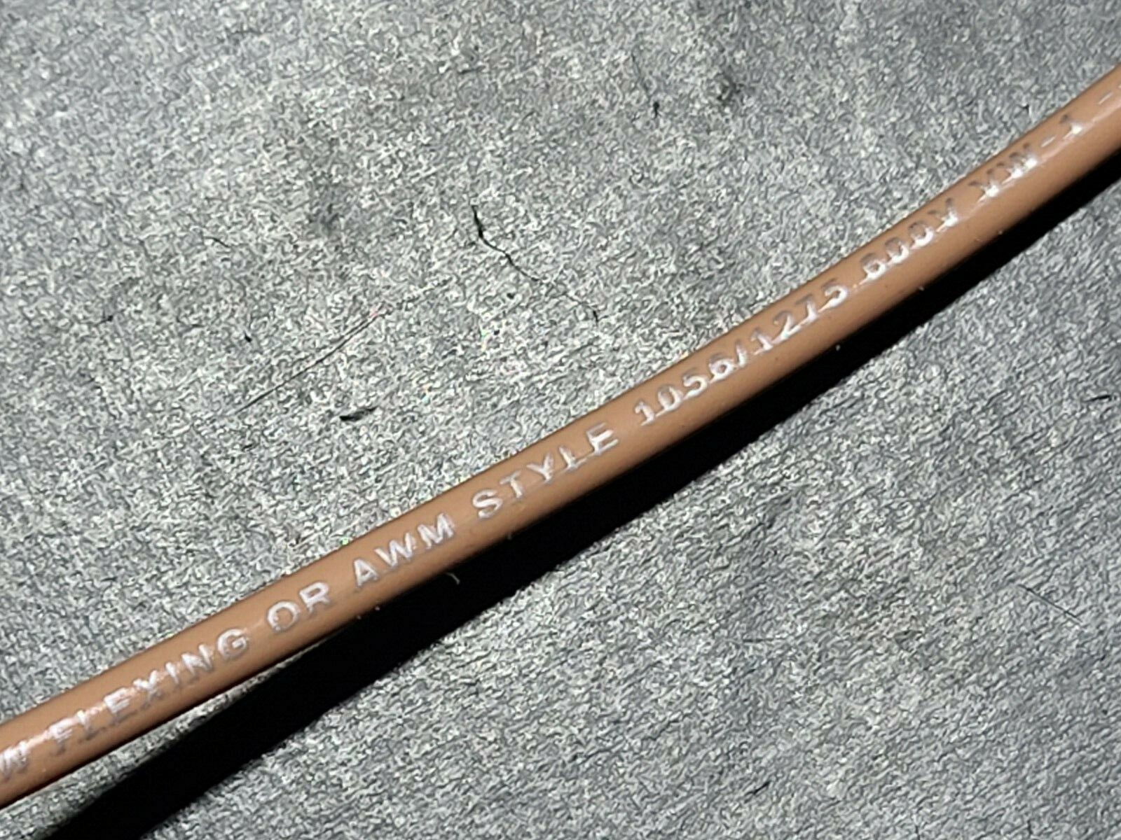 Southwire #18awg Stranded Bare Copper UL-1056/1275 600V Hook-Up Wire Tan /50ft