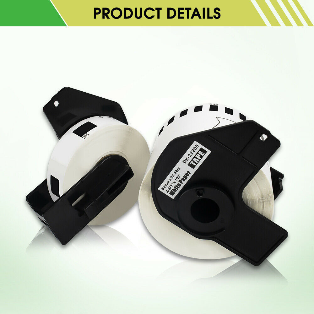 LABELS ROLL FITS BROTHER QL500 QL560 QL570 QL580 QL700 QL720NW QL710W QL1050
