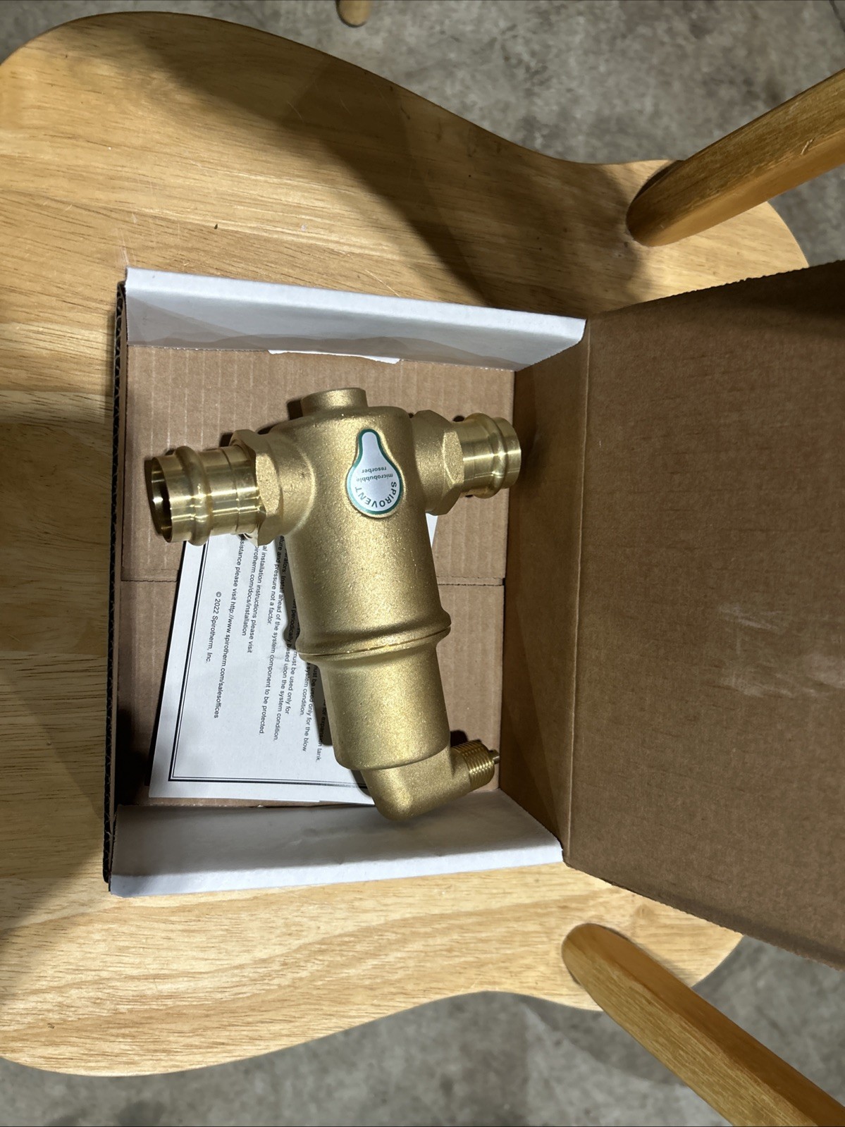 1″ Press, Spirovent Jr Air Eliminator