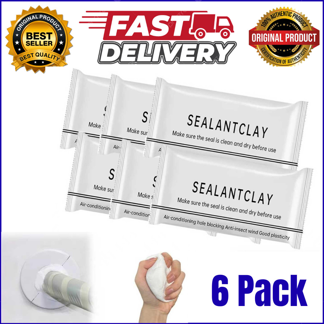 2026 Upgraded Moldable Sealant Clay Faster Drying 6-Pack Sealant Mastic New