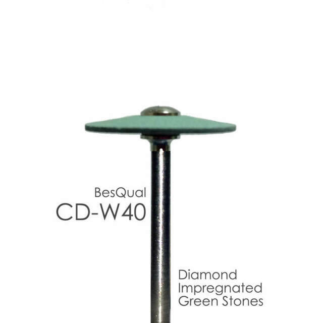 Zirconia – Diamond Impregnated Green Mounted Stones – All Sizes
