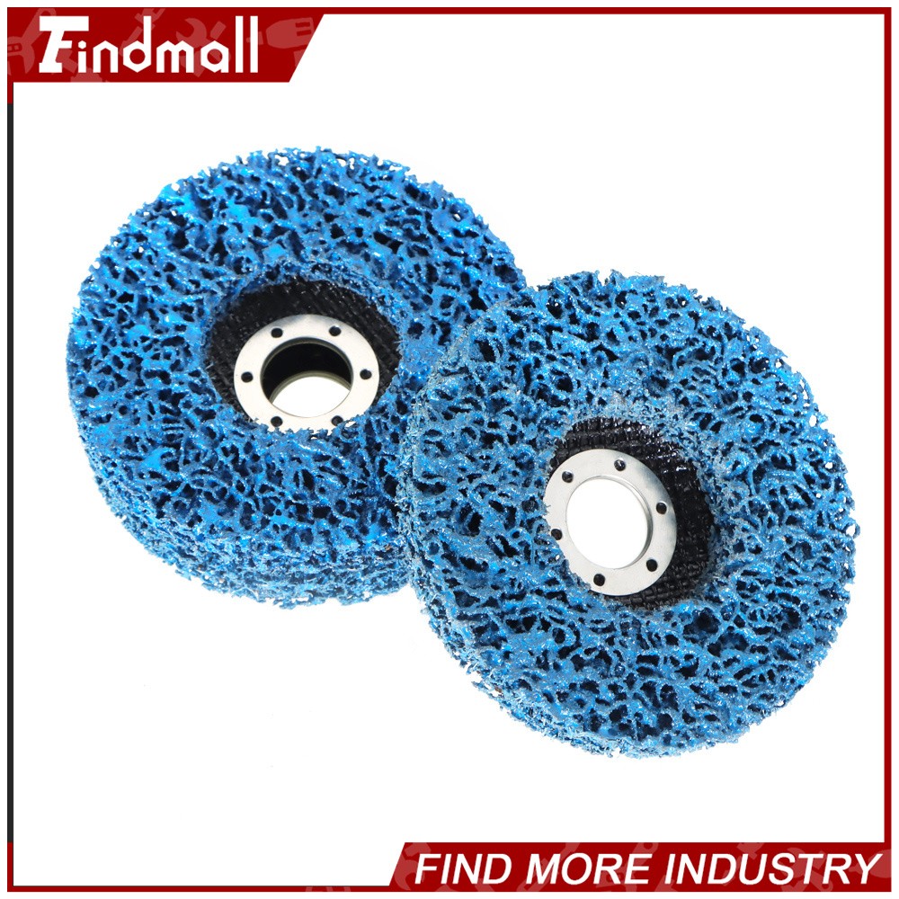 Findmall 10 x 4.5” Poly Strip Disc Wheel Paint Rust Removal Clean Angle Grinder