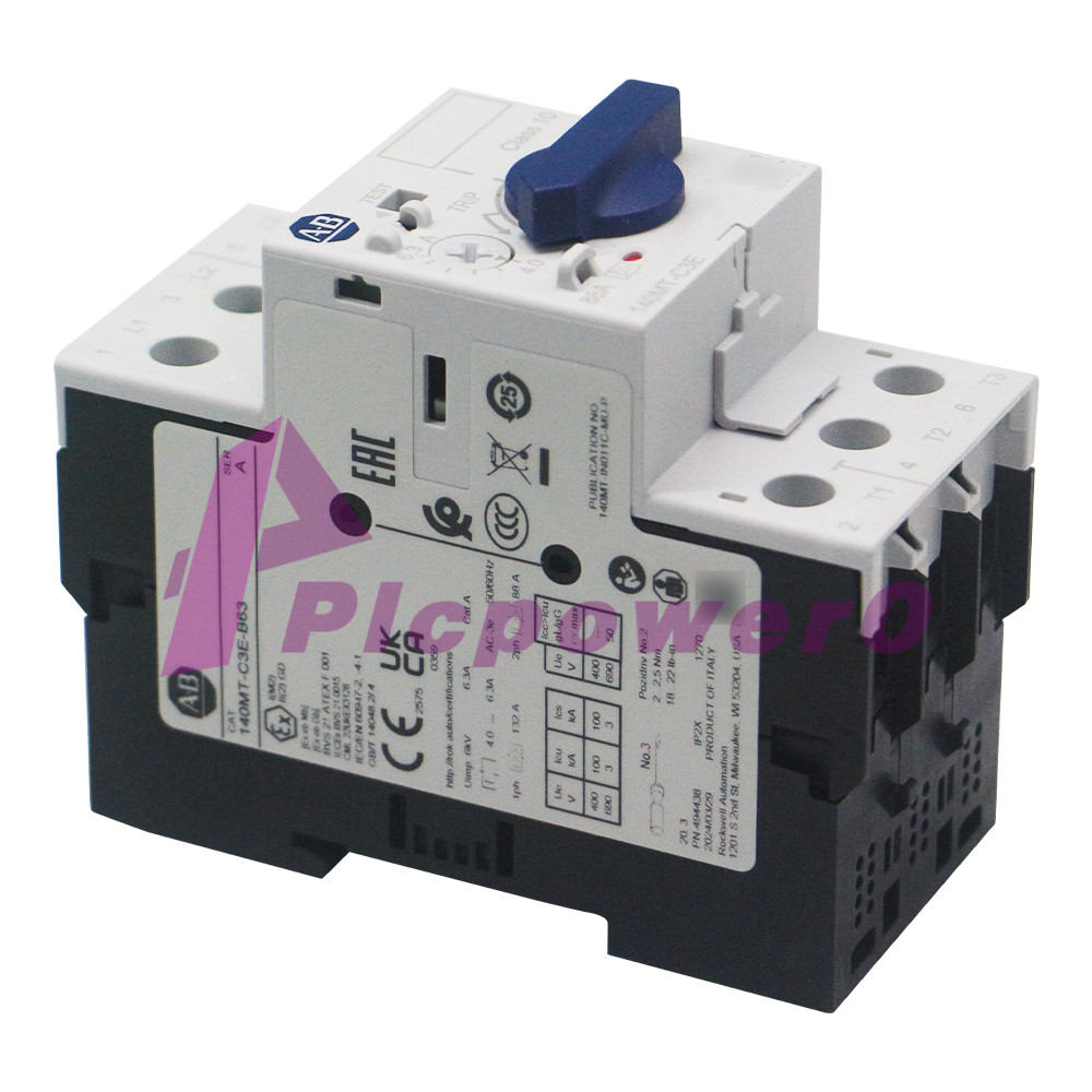 New AB 140MT-C3E-B63 Motor Protection Circuit Breaker Standard Magnetic Trip