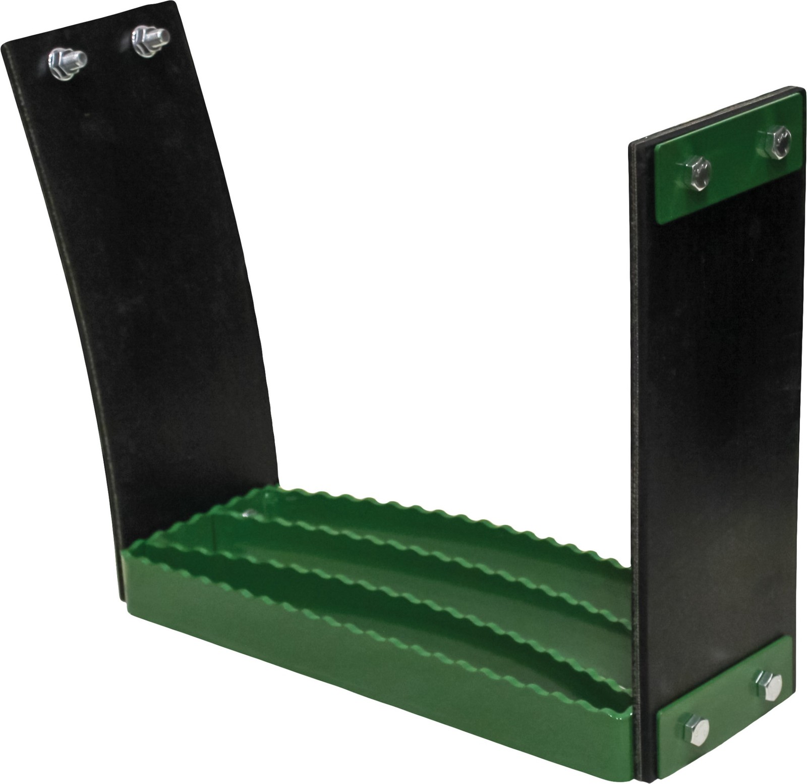 KM Universal Bolt-On Flex Step – Green flexible step for tractors